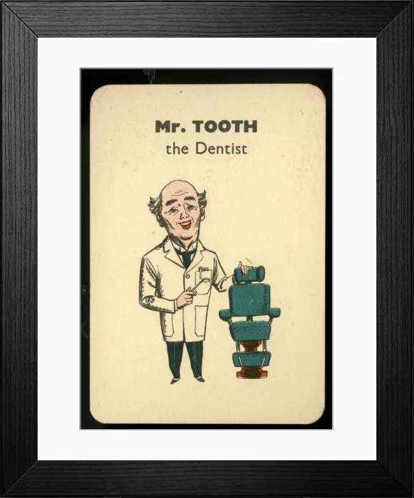 Framed Print : Gibbs Happy Families - Mr Tooth Framed Print : Gibbs Happy Families - Mr Tooth