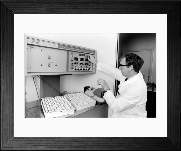 Framed Print : Horse doping tests in a laboratory, Newmarket Framed Print : Horse doping tests in a laboratory, Newmarket