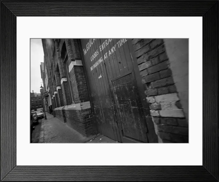 Framed Print : Entrance to a goods yard, Belfast, Northern Ireland Framed Print : Entrance to a goods yard, Belfast, Northern Ireland