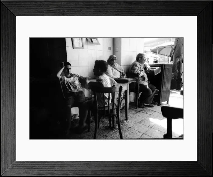 Framed Print : Cafe interior - Alexandria, Egypt Framed Print : Cafe interior - Alexandria, Egypt