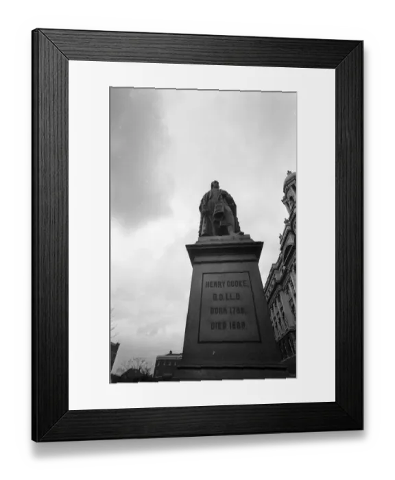 Framed Print : Statue to Henry Cooke, Irish presbyterian leader, Belfast Framed Print : Statue to Henry Cooke, Irish presbyterian leader, Belfast