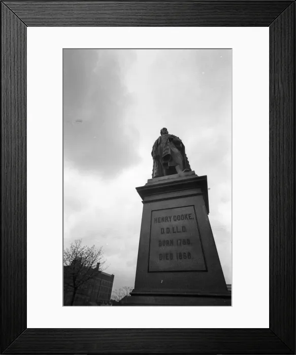 Framed Print : Statue to Henry Cooke, Irish presbyterian leader, Belfast Framed Print : Statue to Henry Cooke, Irish presbyterian leader, Belfast