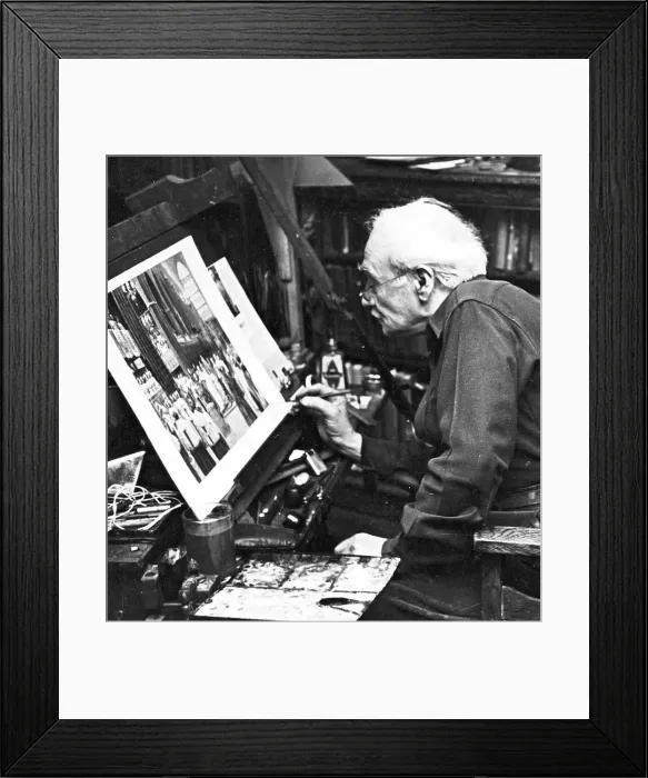 Framed Print : Fortunino Matania Framed Print : Fortunino Matania