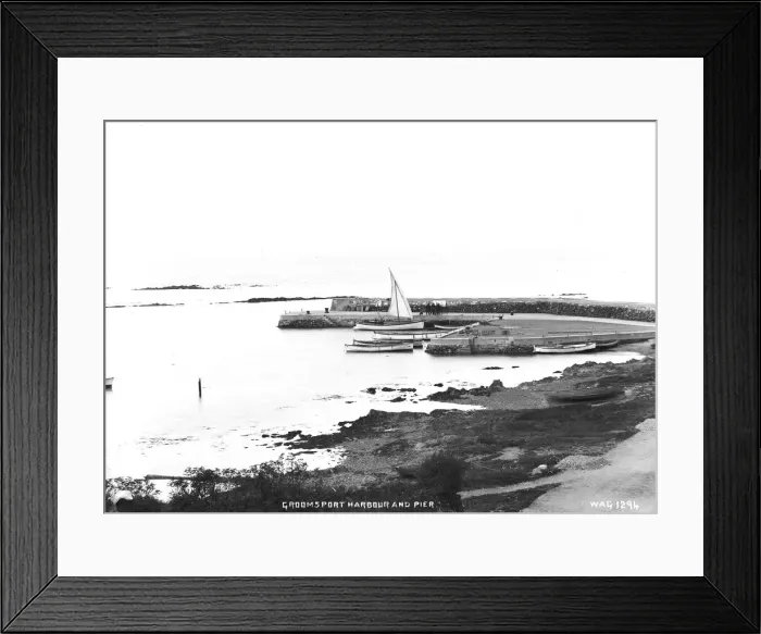 Framed Print : Groomsport Harbour and Pier Framed Print : Groomsport Harbour and Pier