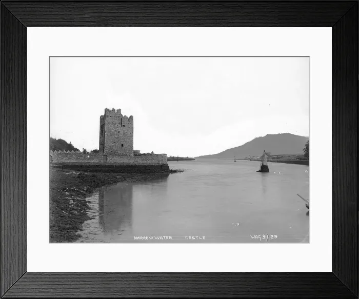 Framed Print : Narrow Water Castle Framed Print : Narrow Water Castle