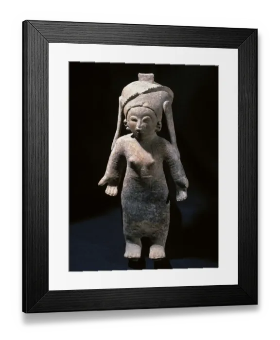 Framed Print : Pre-Columbian art. Pre-Incan. Tumaco-Tolita culture. Ceramic Framed Print : Pre-Columbian art. Pre-Incan. Tumaco-Tolita culture. Ceramic