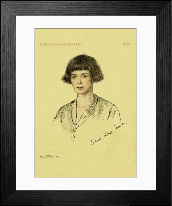 Framed Print : Sheila Kaye-Smith (author) Framed Print : Sheila Kaye-Smith (author)