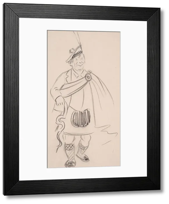  : Caricature of Harry Lauder