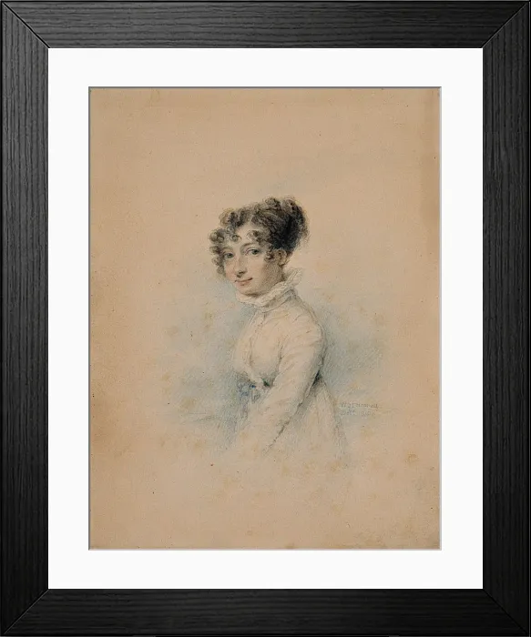 Framed Print : Portrait of a Young Lady Framed Print : Portrait of a Young Lady