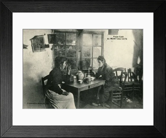 Framed Print : Potje-Cafe at Mont des Cats - Dunkirk France Framed Print : Potje-Cafe at Mont des Cats - Dunkirk France