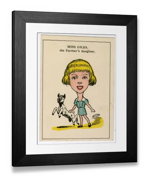 Framed Print : Cow & Gate Happy Family Game - Miss Giles Cow & Gate Happy Family Game - Miss Framed Print : Cow & Gate Happy Family Game - Miss Giles Cow & Gate Happy Family Game - Miss