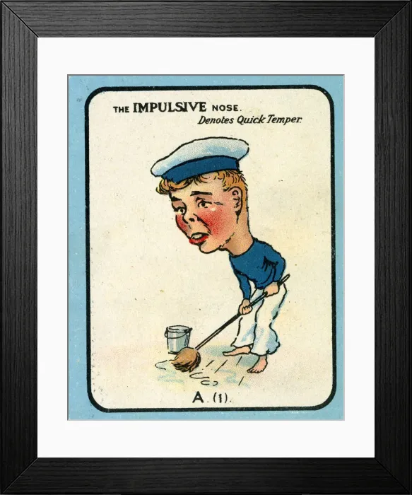 Framed Print : The Nose Game - Impulsive Nose A1 Framed Print : The Nose Game - Impulsive Nose A1