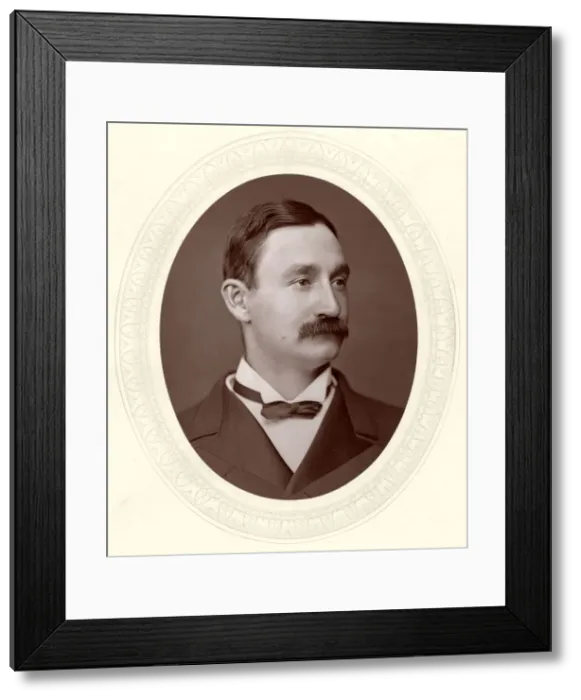 Framed Print : Captain Frederick Gustavus Burnaby, 1842-1885, balloonist Framed Print : Captain Frederick Gustavus Burnaby, 1842-1885, balloonist