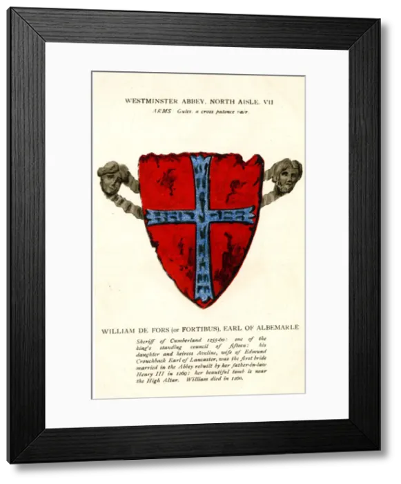Framed Print : Heraldic Arms, Westminster Abbey, London Framed Print : Heraldic Arms, Westminster Abbey, London