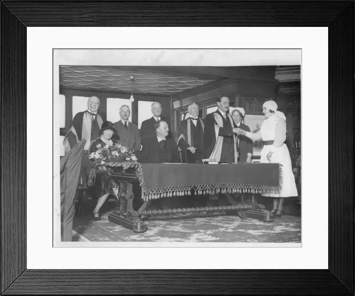 Framed Print : Hospital prize-giving ceremony Framed Print : Hospital prize-giving ceremony