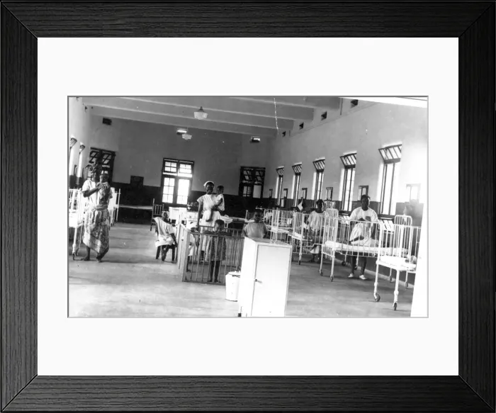 Framed Print : Children?s Ward, Lagos Framed Print : Children?s Ward, Lagos