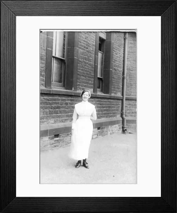 Framed Print : Unidentified nurse Framed Print : Unidentified nurse
