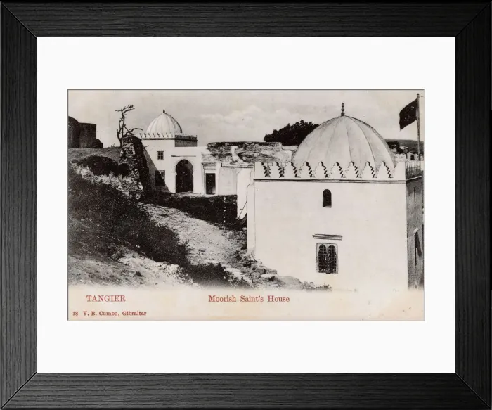 Framed Print : Tangier, Morocco - Moorish Saints House Framed Print : Tangier, Morocco - Moorish Saints House