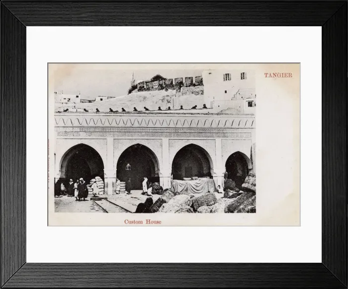 Framed Print : Tangier, Morocco - Custom House Framed Print : Tangier, Morocco - Custom House