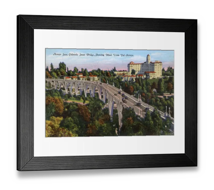 Framed Print : Pasadena, California, USA - Colorado Street Bridge Framed Print : Pasadena, California, USA - Colorado Street Bridge