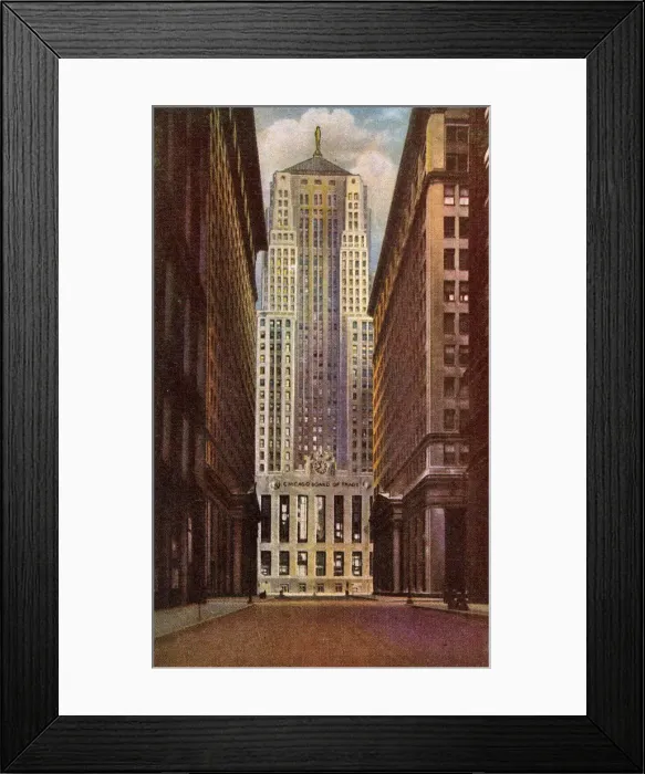 Framed Print : Chicago, Illinois, USA - Board of Trade Building Framed Print : Chicago, Illinois, USA - Board of Trade Building