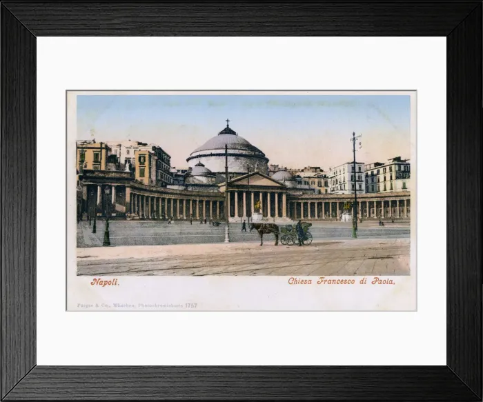 Framed Print : Naples, Italy - Chiesa San Francesco di Paola Framed Print : Naples, Italy - Chiesa San Francesco di Paola
