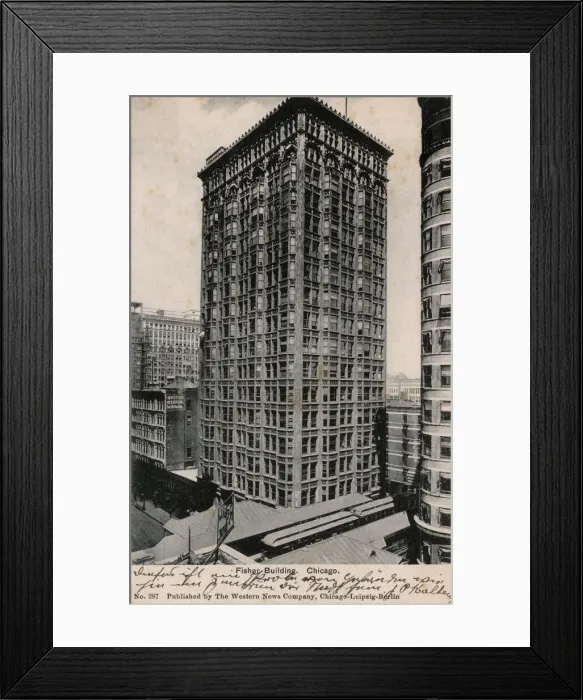 Framed Print : The Fisher Building, Chicago, USA Framed Print : The Fisher Building, Chicago, USA