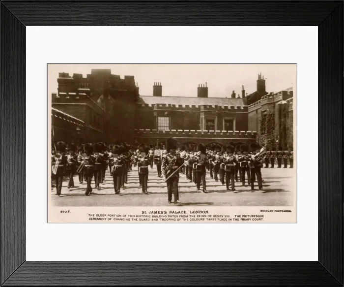 Framed Print : Changing the Guard at St. Jamess Palace, London Framed Print : Changing the Guard at St. Jamess Palace, London