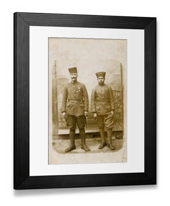 Framed Print : WW1 - French Zouave soldiers - awarded The Croix de Guerre Framed Print : WW1 - French Zouave soldiers - awarded The Croix de Guerre