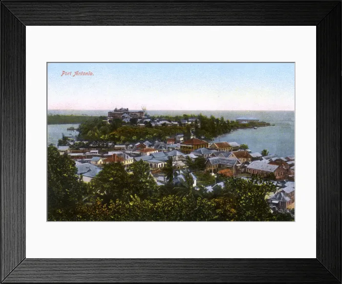 Framed Print : Jamaica, Port Antonio Framed Print : Jamaica, Port Antonio