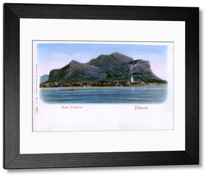 Framed Print : Palermo, Sicily, Italy - Monte Pellegrino Framed Print : Palermo, Sicily, Italy - Monte Pellegrino