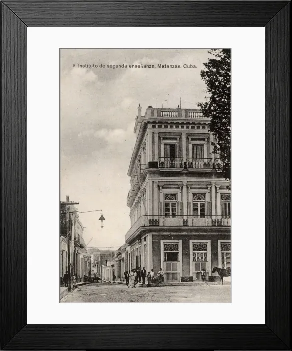 Framed Print : Matanzas, Cuba - Grammar School Framed Print : Matanzas, Cuba - Grammar School