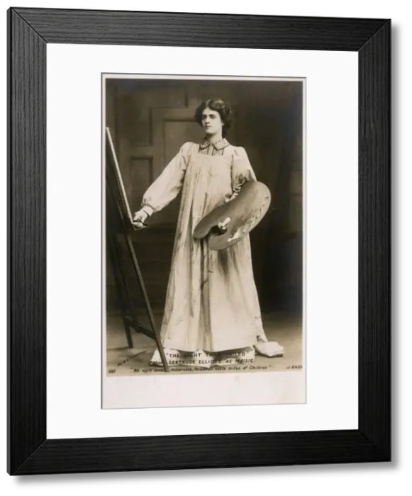 Framed Print : The Light That Failed - Actress Miss Gertrude Elliott Framed Print : The Light That Failed - Actress Miss Gertrude Elliott