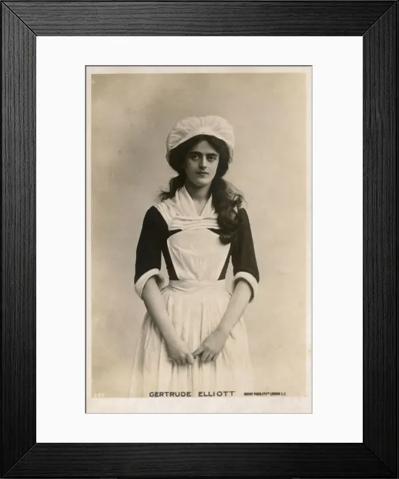 Framed Print : Actress Miss Gertrude Elliott Framed Print : Actress Miss Gertrude Elliott