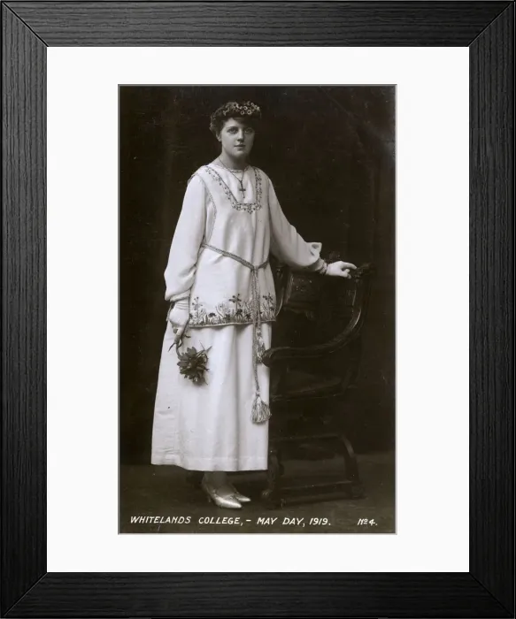 Framed Print : May Day - Whitelands College, Kings Road, Chelsea, London Framed Print : May Day - Whitelands College, Kings Road, Chelsea, London