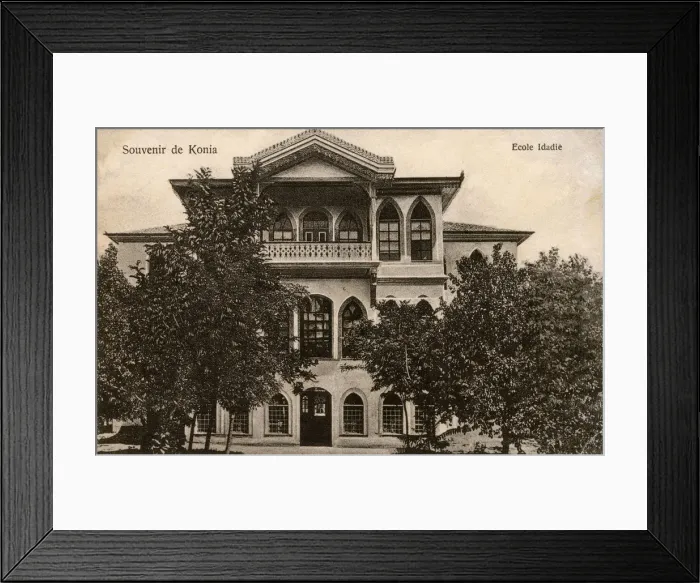 Framed Print : Idadie School (Ottoman Imperial School) - Konya, Turkey Framed Print : Idadie School (Ottoman Imperial School) - Konya, Turkey