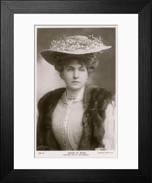Framed Print : Princess Ena of Battenberg, Queen of Spain Framed Print : Princess Ena of Battenberg, Queen of Spain