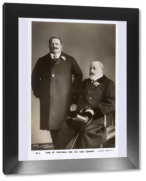 King Edward VII and King Carlos I of Portugal