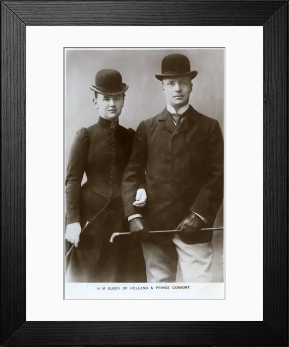 Framed Print : Wilhelmina, Queen of Holland and Henry, Prince Consort Framed Print : Wilhelmina, Queen of Holland and Henry, Prince Consort