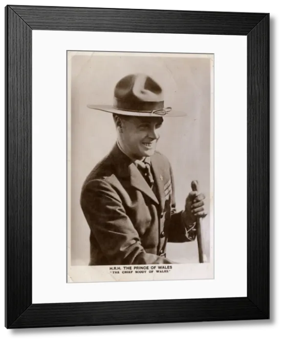 Framed Print : Edward, Prince of Wales as Chief Scout Framed Print : Edward, Prince of Wales as Chief Scout