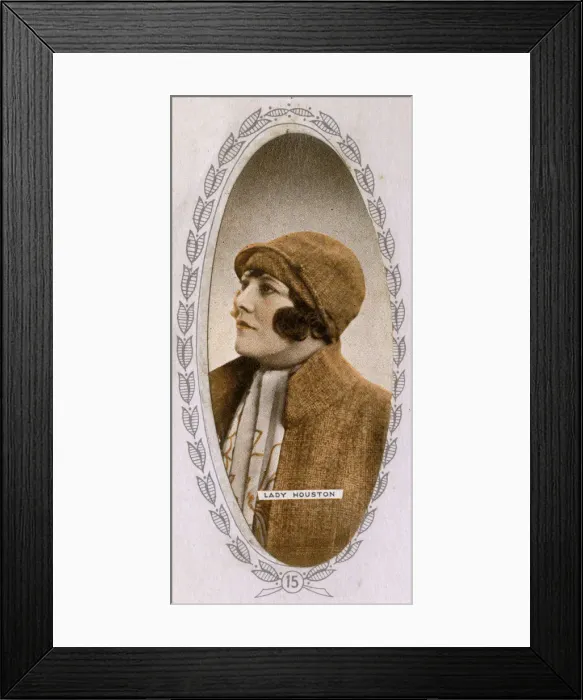 Framed Print : Dame Fanny Lucy Houston- Adventuress Framed Print : Dame Fanny Lucy Houston- Adventuress