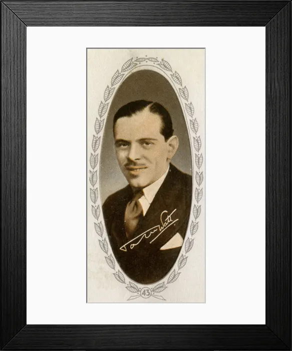 Framed Print : John Watt - British broadcaster and producer Framed Print : John Watt - British broadcaster and producer
