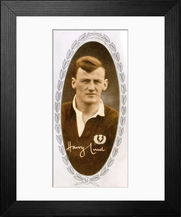 Framed Print : Harry Lind - Scottish International Rugby Union Player Framed Print : Harry Lind - Scottish International Rugby Union Player