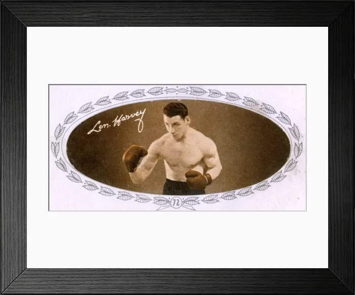 Framed Print : Len Harvey - Cornish Boxer Framed Print : Len Harvey - Cornish Boxer