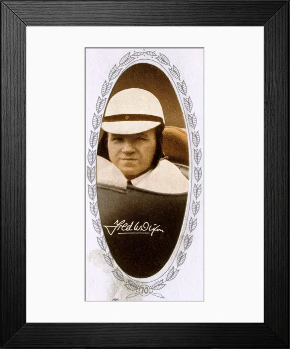 Framed Print : Frederick William Freddie Dixon - English motorcycle racer Framed Print : Frederick William Freddie Dixon - English motorcycle racer