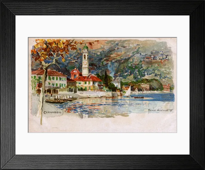 Framed Print : Cernobbio, Province of Como, Lombardy, northern Italy Framed Print : Cernobbio, Province of Como, Lombardy, northern Italy