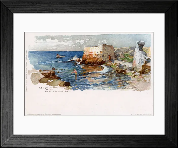 Framed Print : France - Nice - Parc aux Huitres Framed Print : France - Nice - Parc aux Huitres