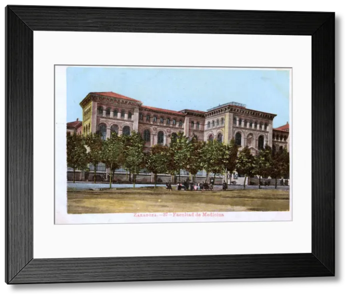 Framed Print : Zaragoza, Spain - Medical College Framed Print : Zaragoza, Spain - Medical College