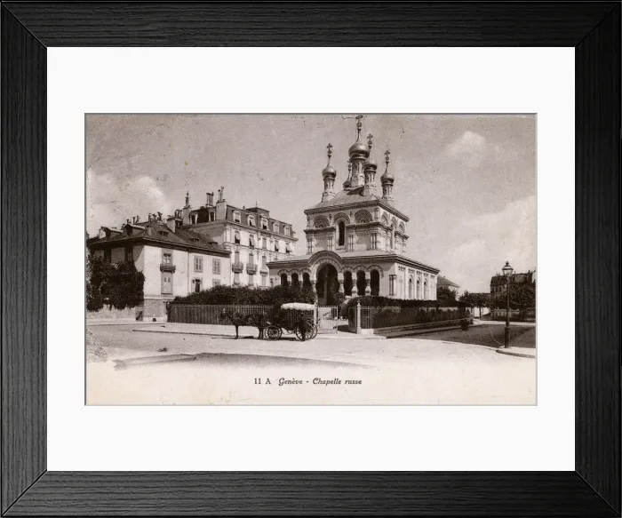 Framed Print : Russian Chapel, Geneva, Switzerland Framed Print : Russian Chapel, Geneva, Switzerland