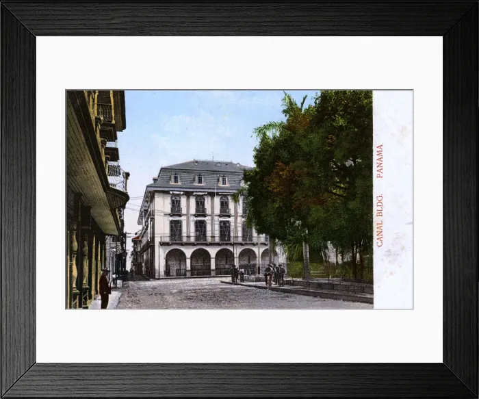 Framed Print : Panama City, Panama - The Canal Building Framed Print : Panama City, Panama - The Canal Building